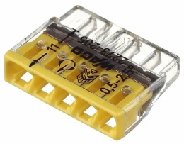 Клемма Wago 2273-205 0,5-2,5 кв. мм 5 контактов без пасты