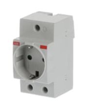 Розетка щитовая ABB M1175 2Р+N 16A на DIN-рейку