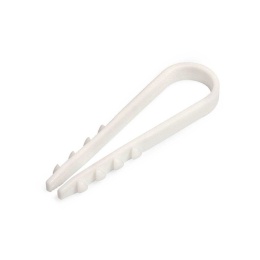 Дюбель-хомут Fortisflex ДХ 5-10мм, 100шт (белые)