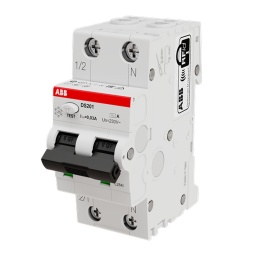 Дифавтомат ABB DS201 C40 A30, хар-ка C 40A 30mA тип А (2CSR255180R1404)
