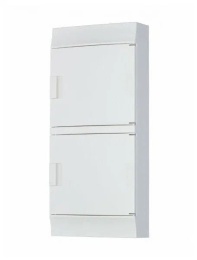 Распределительный щит ABB Mistral41 накладной с белой дверью (48 модуля)