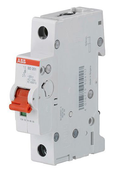 Рубильник модульный ABB 1-полюсный SD201 40А