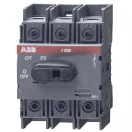 Рубильник ABB 3-полюсный OT100F3 100А