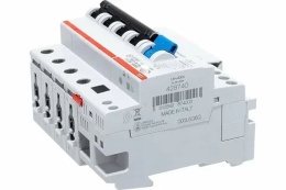 Дифавтомат ABB DS204 C16 AC30, хар-ка C 16A 30mA тип АС (2CSR254001R1164)