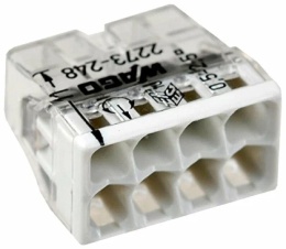 Клемма Wago 2273-248 0,5-2,5 кв.мм 8 контактов с пастой