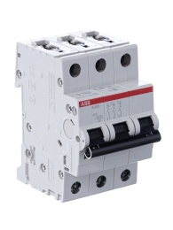 Автоматический выключатель ABB S203 С6 трёхполюсный 6А