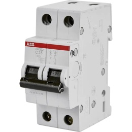 Автоматический выключатель ABB SH202 С20 двухполюсный 20А