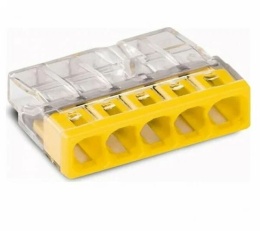 Клемма Wago 2273-245 0,5-2,5 кв.мм 5 контактов с пастой