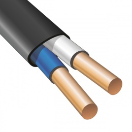 Кабель силовой ККЗ ВВГ-Пнг(А)-LS 2х1,5 медный плоский ГОСТ 31996 KKZ40-00000509