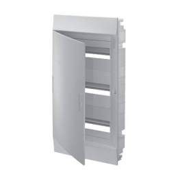 Распределительный щит ABB Mistral41 в нишу с белой дверью (36 модулей)