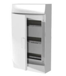 Распределительный щит ABB Mistral41 накладной с белой дверью (36 модулей)