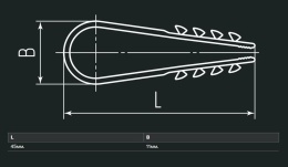 Дюбель-хомут Fortisflex ДХ 5-10мм, 100шт (белые)