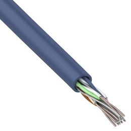 Кабель витая пара Rexant неэкранированный UTP 4PR 23AWG cat 6 CU синий [305м] (провод для интернета) 01-0047