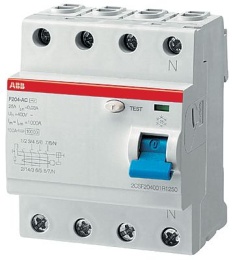 УЗО селективное ABB F204 A S-63A 100mA тип A