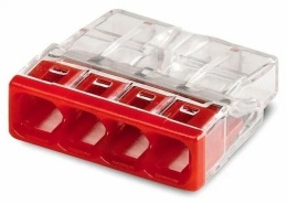 Клемма Wago 2273-204 0,5-2,5 кв. мм 4 контакта без пасты