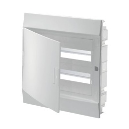 Распределительный щит ABB Mistral41 в нишу с белой дверью (24 модуля)