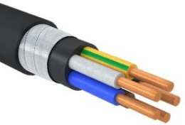 Кабель силовой ККЗ бронированный ВБШвнг(А)-LS 5х10 медный ГОСТ 31996 (ВБбШвнг(А)-LS) KKZ40-00008423
