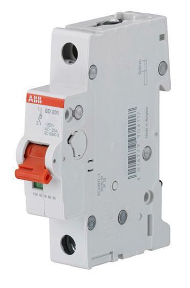 Рубильник модульный ABB 1-полюсный SD201 50А