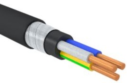 Кабель силовой ККЗ бронированный ВБШвнг(А)-LS 3х1,5 медный ГОСТ 31996 (ВБбШвнг(А)-LS) KKZ40-00008407