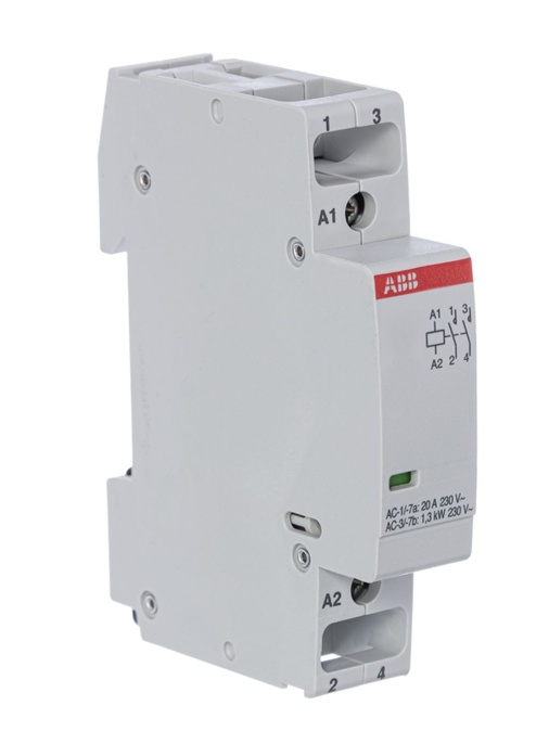 Контактор АВВ модульный ESB20-20N-06 20А